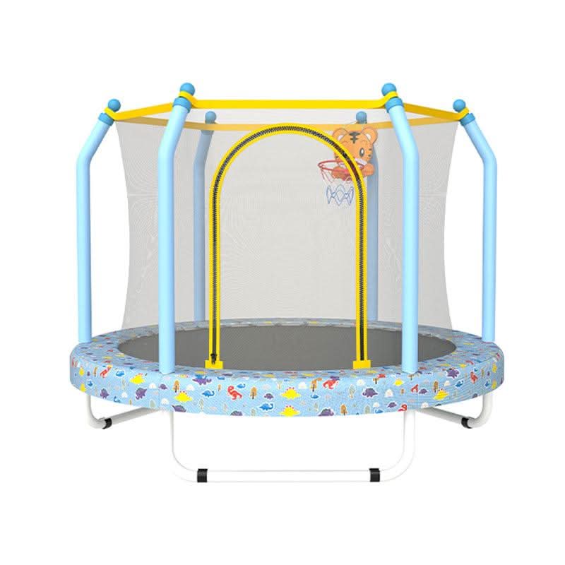 Blue Print Mini Indoor Trampoline With Enclosure - MERSCO SPORTS