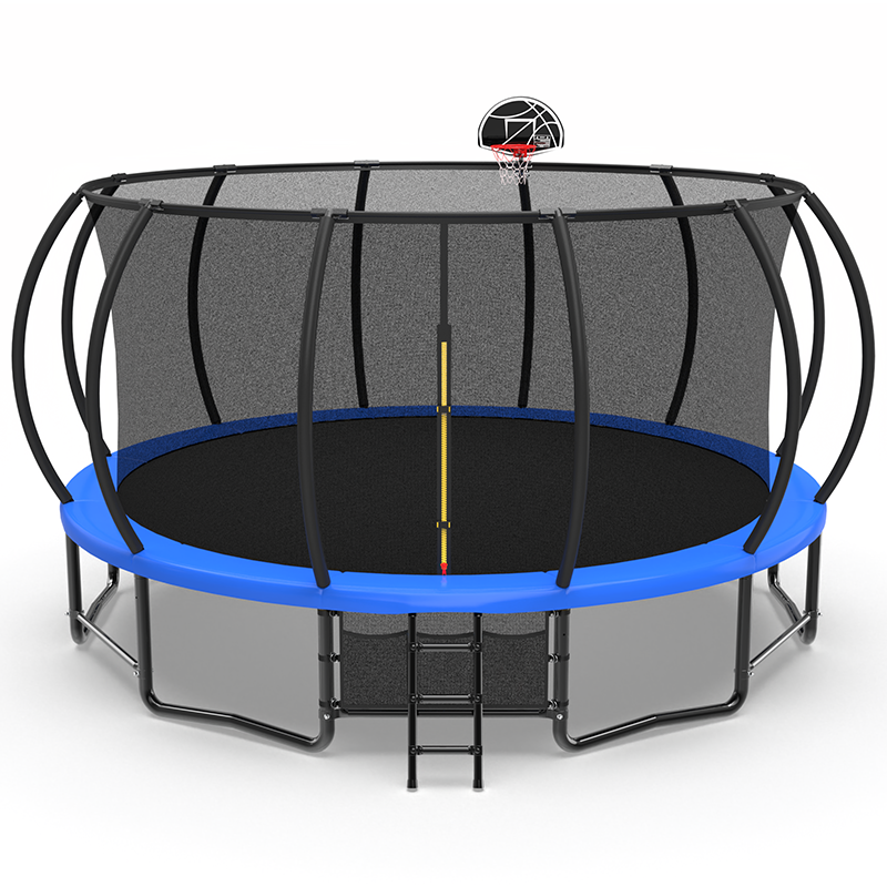 16FT Blue Pumpkin Trampoline | Giant Family Size | MERSCO – MS