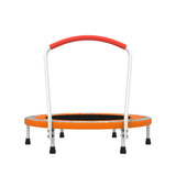36" Orange Mini Trampoline for Toddlers