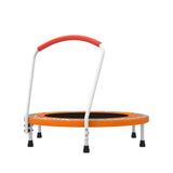 36" Orange Mini Trampoline for Toddlers