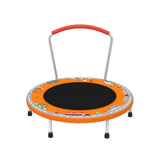 36" Orange Mini Trampoline for Toddlers