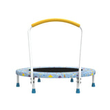 36" Light Blue Print Kids Indoor Trampoline