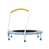 36" Light Blue Print Kids Indoor Trampoline