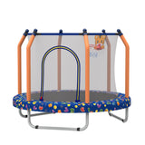 55 inch Kids  Indoor Trampoline with Safety Enclosure Net