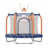 55 inch Kids  Indoor Trampoline with Safety Enclosure Net