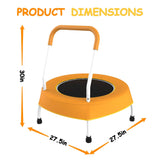 Orange Toddler Mini Trampoline With Grip Handle - MERSCO SPORTS