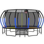 16FT Colorful Heavy Duty Recreational Trampoline For Family - MERSCO SPORTS