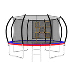 14FT New Design Blue&Red Family Trampoline For Backyard - MERSCO SPORTS