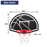 Mini Basketball Hoop for Trampoline ,Trampoline Accessories Fit for Curved Pole Outdoor Trampoline, Kids Trampoline Attachment Accessories,Easily Installation