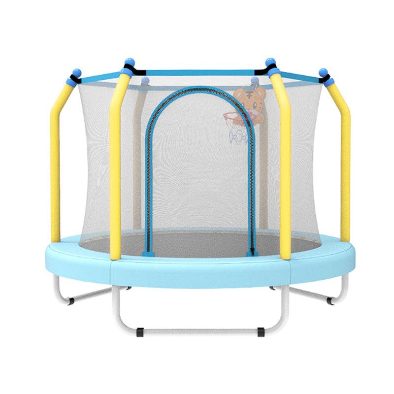 Blue&Yellow Indoor 55" Trampoline Small Kids Elastic Jump Bed - MERSCO SPORTS