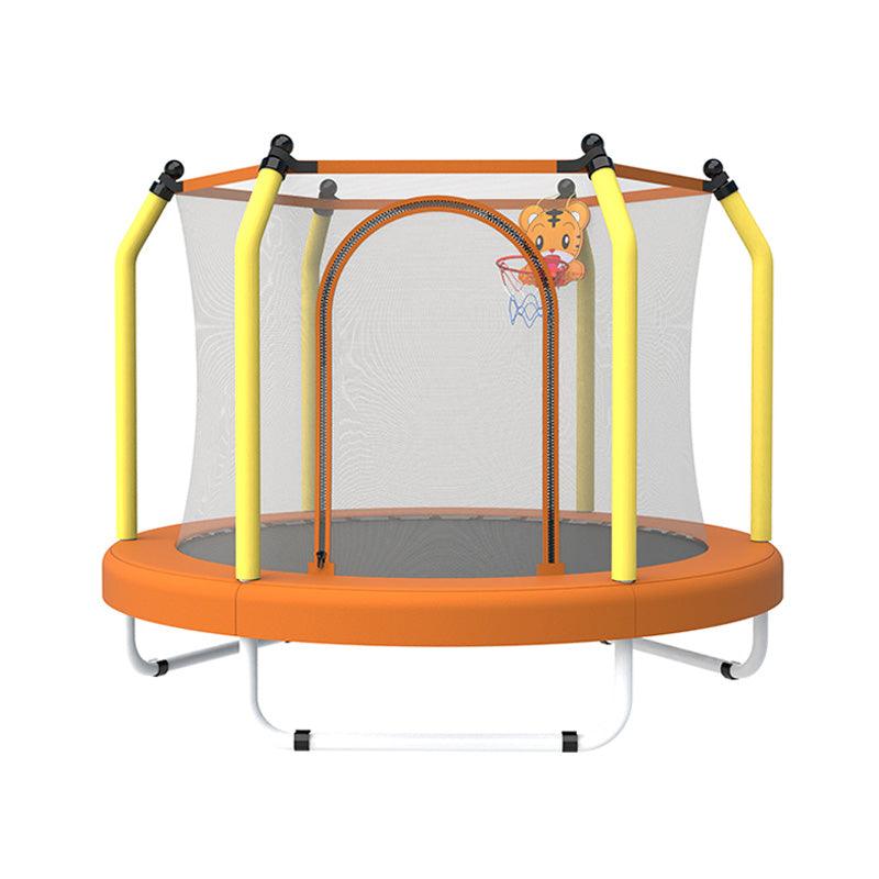 Orange 55'' Handle Kids Indoor Toddlers Trampoline With Hoop - MERSCO SPORTS