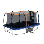 10X16FT Blue Rectangle Trampoline for children and adults with Safety net - MERSCO SPORTS