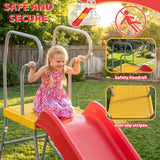 MERSCO Kids Plastic Slide with Ladder for Indoor and Outdoor Play