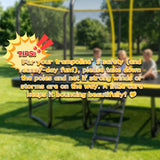 MERSCO 12x18 FT Jumbo Rectangle Trampoline: Your Backyard Trampoline Park
