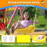 Mersco Swing Set for Backyard with Stand, Swing Heavy Duty 440lbs Metal Outdoor Swing Stand, Contain 1 Saucer 32" & 1 Belt Seat 26.2" for Playground, Backyard Playset,Pink 4.2 stars out of 20 reviews (4.2)| 20 ratings