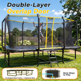 MERSCO 9x15 FT Heavy-Duty Rectangle Trampoline Park