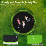 14FT Green Soft Backboard Trampoline For Adults&Kids
