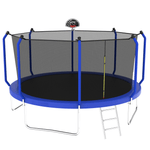 12FT Outdoor Trampoline With Safety Enclosure(FOB) - MERSCO SPORTS