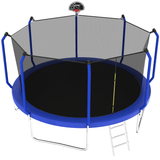 12FT Outdoor Trampoline With Safety Enclosure(FOB) - MERSCO SPORTS