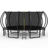Mersco 14FT Premium Backyard Trampoline with Advanced Safety Housing - All-Weather Anti-Rust Frame