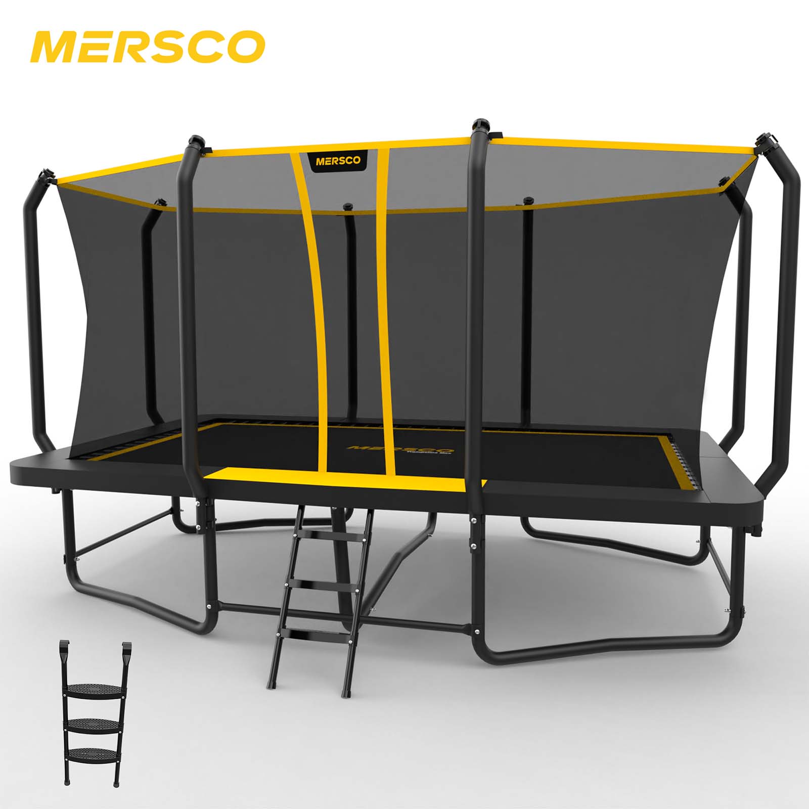MERSCO 12x18 FT Jumbo Rectangle Trampoline: Your Backyard Trampoline Park