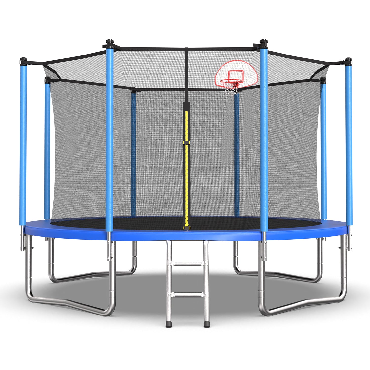 12FT Heavy Duty Blue Trampoline | 2026 Pro-Bounce Edition | MERSCO