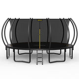 Mersco 14FT Premium Backyard Trampoline with Advanced Safety Housing - All-Weather Anti-Rust Frame