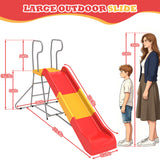 MERSCO Kids Plastic Slide with Ladder for Indoor and Outdoor Play