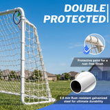 MERSCO 12×6FT Soccer Goal – Backyard Training, World Cup Style, Kids & Adults