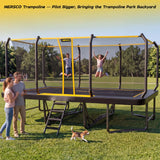 MERSCO 12x18 FT Jumbo Rectangle Trampoline: Your Backyard Trampoline Park