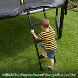 MERSCO 3-Step Universal Trampoline Ladder with Wide Non-Slip Steps - 200 lbs Capacity