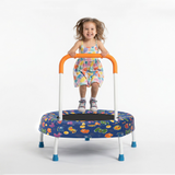 Mersco 28" Trampoline for Kids Springless Trampoline with Handle,Birthday and Festival Gifts ,Indoor and Outdoor,Bule