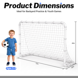 MERSCO 6×4FT Soccer Goal – Backyard Training, World Cup Style, Kids & Adults