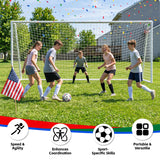MERSCO 16×7FT Soccer Goal – Backyard Training, World Cup Style, Kids & Adults