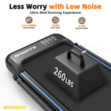 Cirui 3 in 1 Walking Pad Under Desk Treadmill with Incline,2.5 HP Portable Walking with Pad Handle Bar,265 Lbs Foldable Treadmills with Remote Control & LED Display for Office Home Use,Black