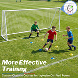 MERSCO 16×7FT Soccer Goal – Backyard Training, World Cup Style, Kids & Adults