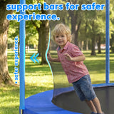 MERSCO 10FT Blue Trampoline - ASTM F381-16 Safety Approved