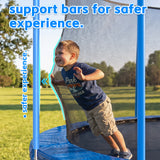 MERSCO 12FT Blue Trampoline - Reinforced Frame for Extreme Backyard Play