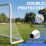 MERSCO 6×4FT Soccer Goal – Backyard Training, World Cup Style, Kids & Adults