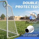MERSCO 8×6FT Soccer Goal – Backyard Training, World Cup Style, Kids & Adults