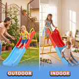 MERSCO Kids Water Slide & Freestanding Play Slide with Sprinkler Hose