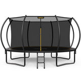 Mersco 14FT Premium Backyard Trampoline with Advanced Safety Housing - All-Weather Anti-Rust Frame