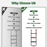 MERSCO 3-Step Universal Trampoline Ladder with Wide Non-Slip Steps - 200 lbs Capacity