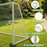 Mersco Backyard Champions Arena: Premium 14FT Trampoline & 16×7FT World Cup Soccer Goal Performance Combo