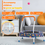 Mersco 28" Trampoline for Kids Springless Trampoline with Handle,Birthday and Festival Gifts ,Indoor and Outdoor,Bule