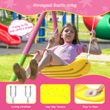 Mersco Swing Set for Backyard with Stand, Swing Heavy Duty 440lbs Metal Outdoor Swing Stand, Contain 1 Saucer 32" & 1 Belt Seat 26.2" for Playground, Backyard Playset,Pink 4.2 stars out of 20 reviews (4.2)| 20 ratings