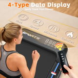 Cirui 3 in 1 Walking Pad Under Desk Treadmill with Incline,2.5 HP Portable Walking with Pad Handle Bar,265 Lbs Foldable Treadmills with Remote Control & LED Display for Office Home Use,Black