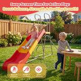 MERSCO Kids Plastic Slide with Ladder for Indoor and Outdoor Play