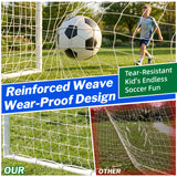 MERSCO 16×7FT Soccer Goal – Backyard Training, World Cup Style, Kids & Adults