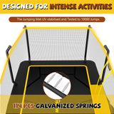 MERSCO 12x18 FT Jumbo Rectangle Trampoline: Your Backyard Trampoline Park